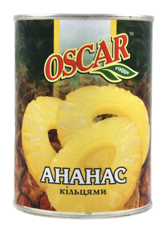 Ананас Oscar кільця 580мл